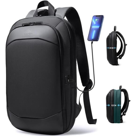 Business Backpack for Men 17 Inch,Slim & Expandable Waterproof Travel Laptop main image 6